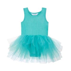 i love plum B.A.E. Suede Tutu Dress in Alba Green